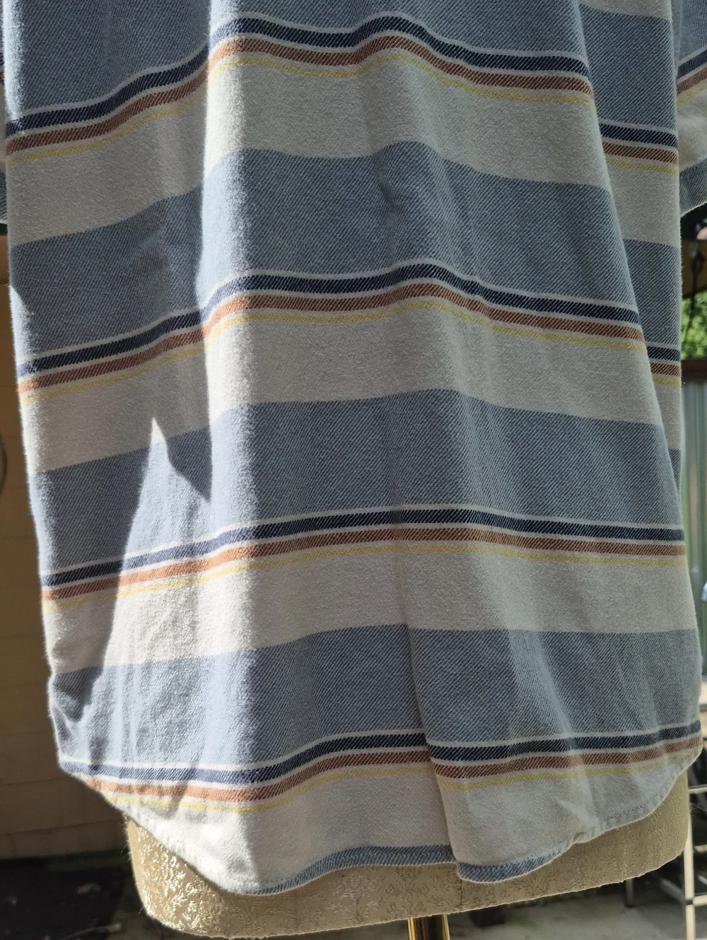 Vintage Outdoor Life Short Sleeve 100% Cotton Heavy Button Up Shirt  Large Mens
